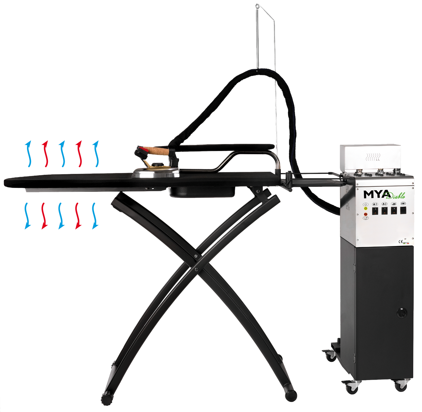 Asse da stiro professionale - Attrezzature stireria